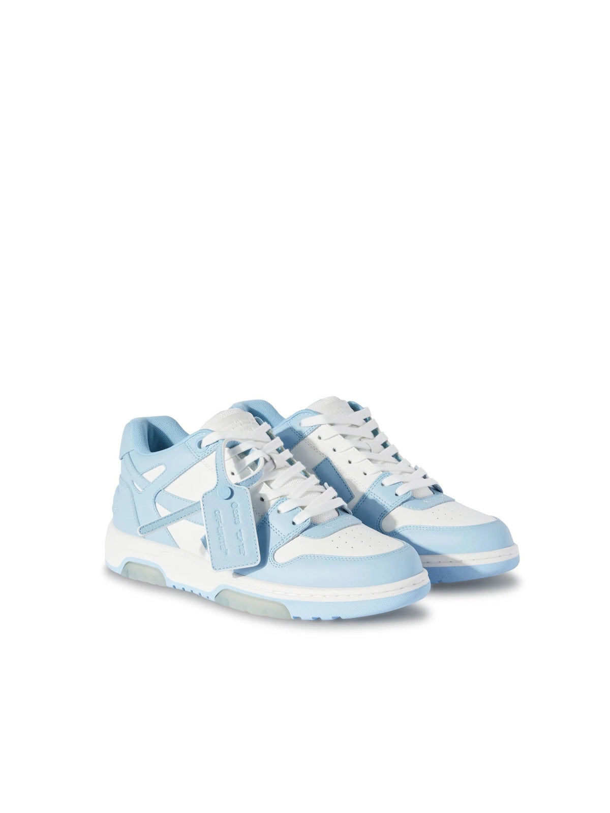 "Off" Sneaker Babyblue/White