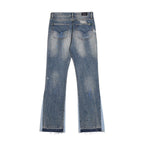 "Wavy" Flared Denim - Elloria