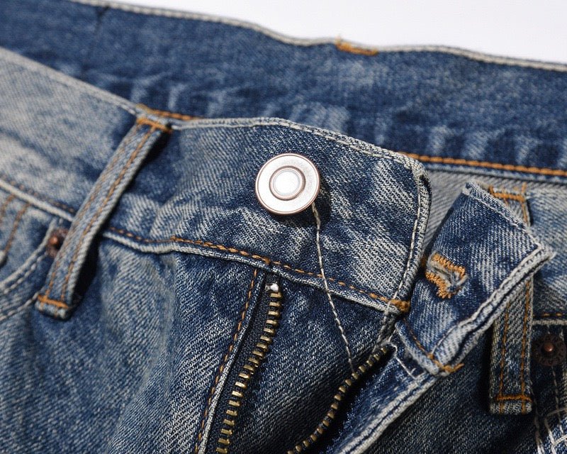 "Wavy" Flared Denim - Elloria