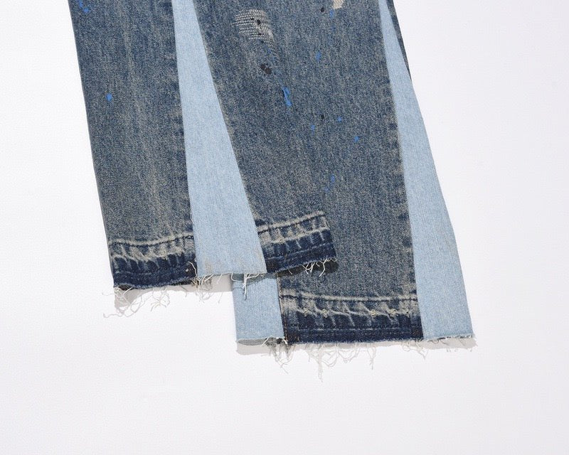 "Wavy" Flared Denim - Elloria