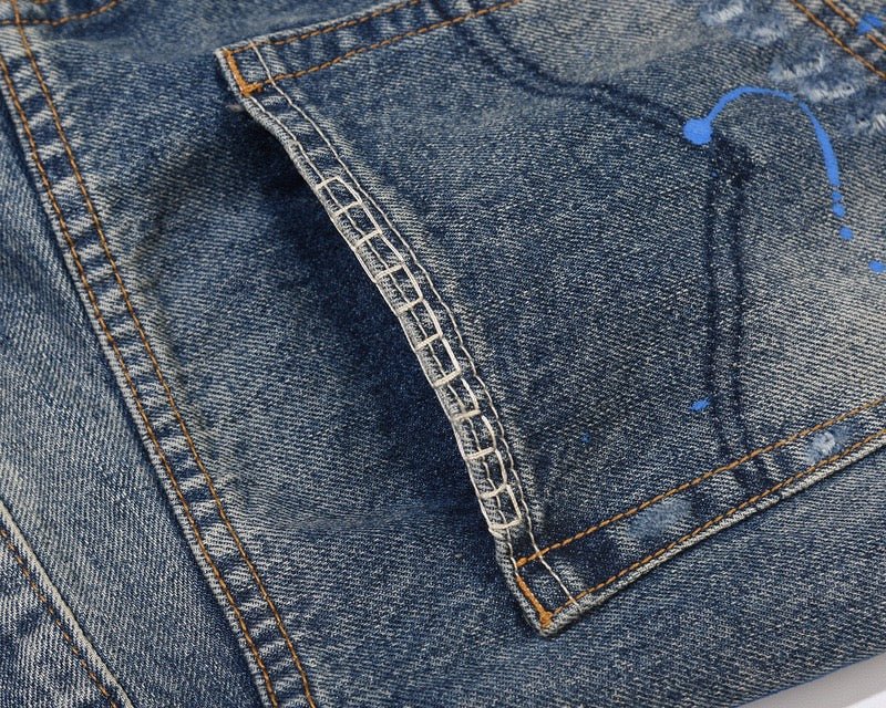 "Wavy" Flared Denim - Elloria