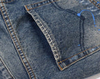 "Wavy" Flared Denim - Elloria