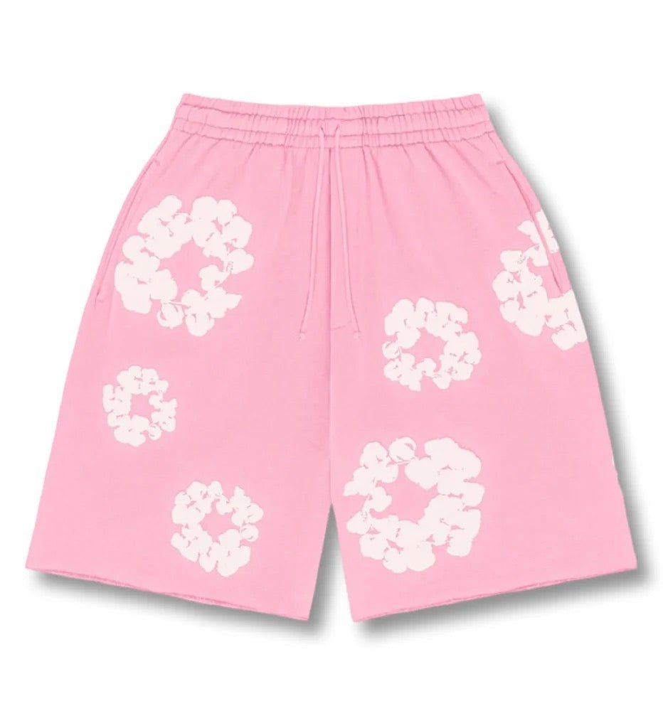 "Flower" Shorts Pink - Elloria