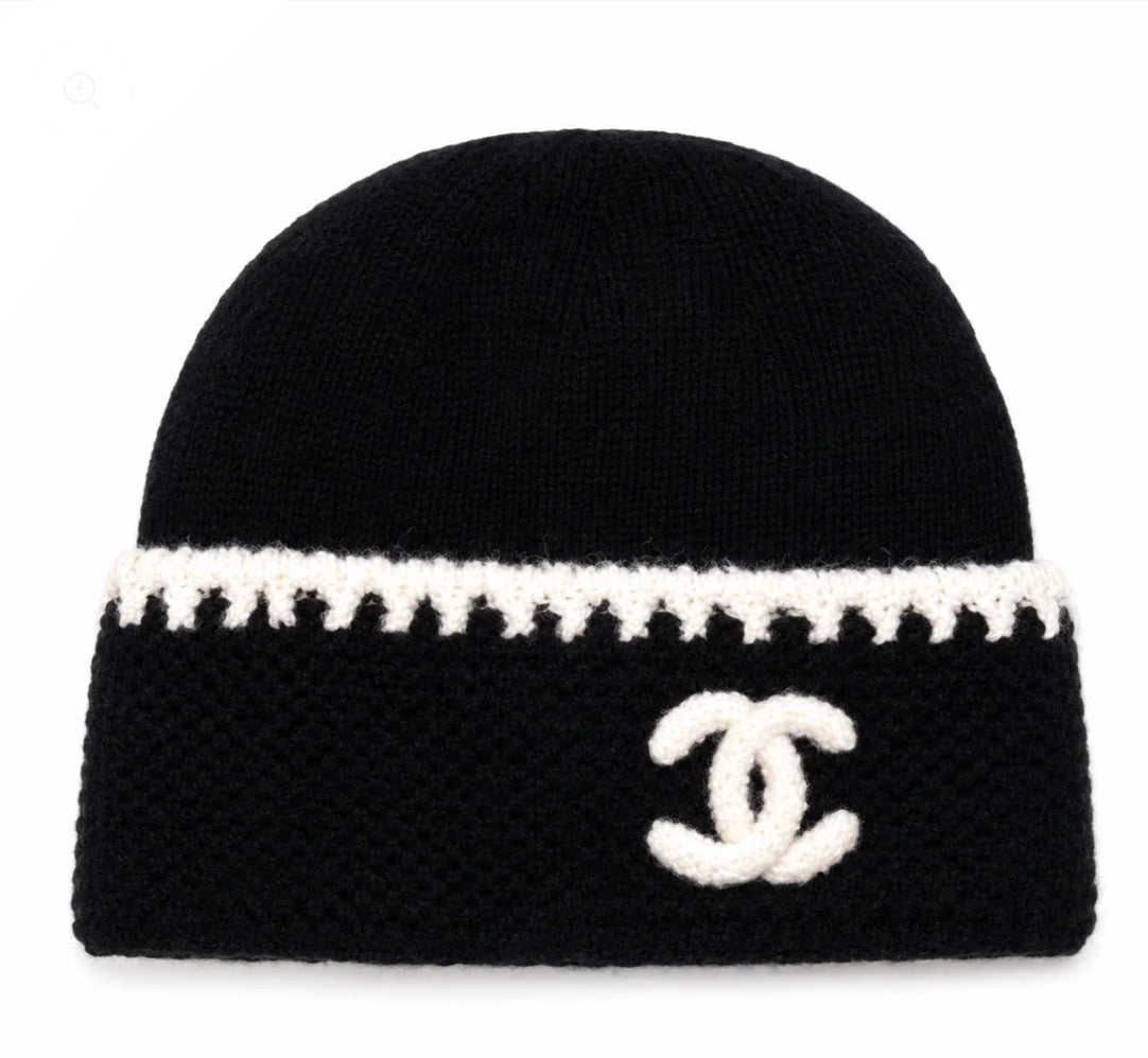 CC" Knit Beanie - Elloria