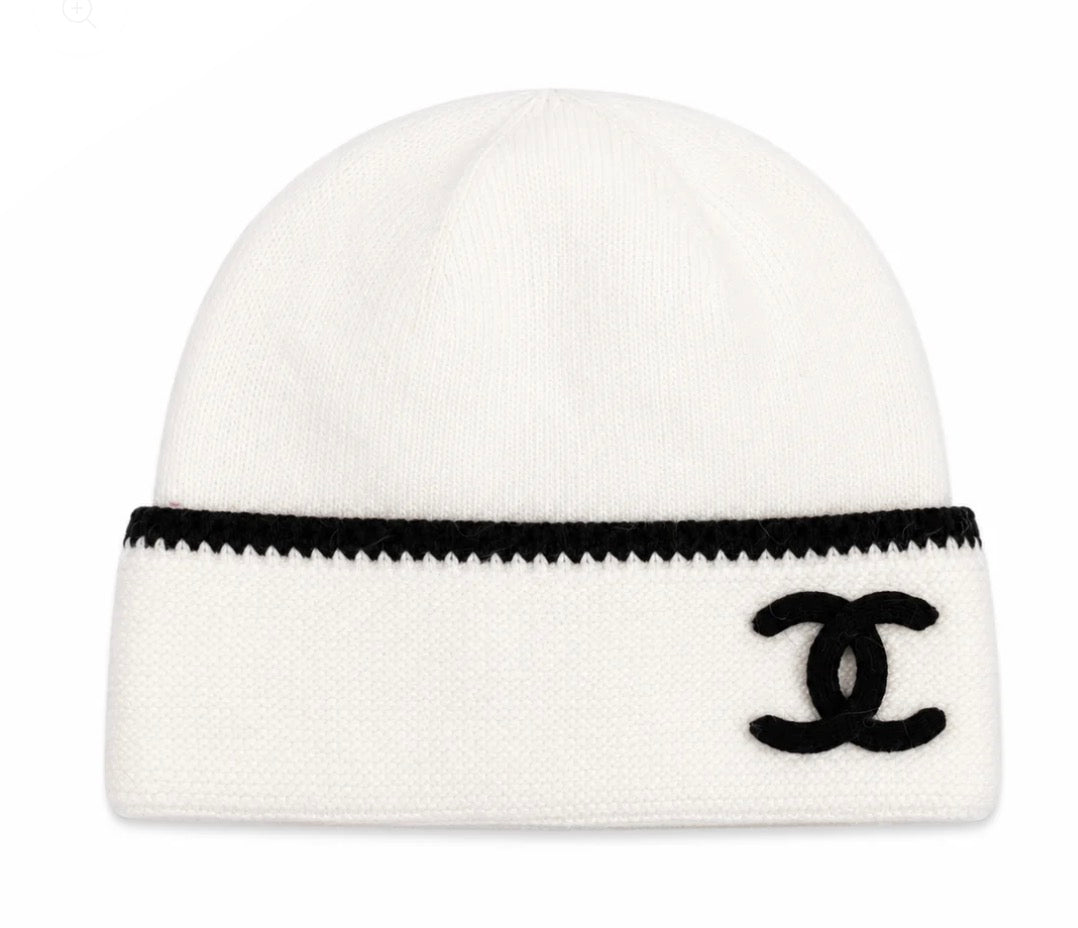 CC" Knit Beanie - Elloria