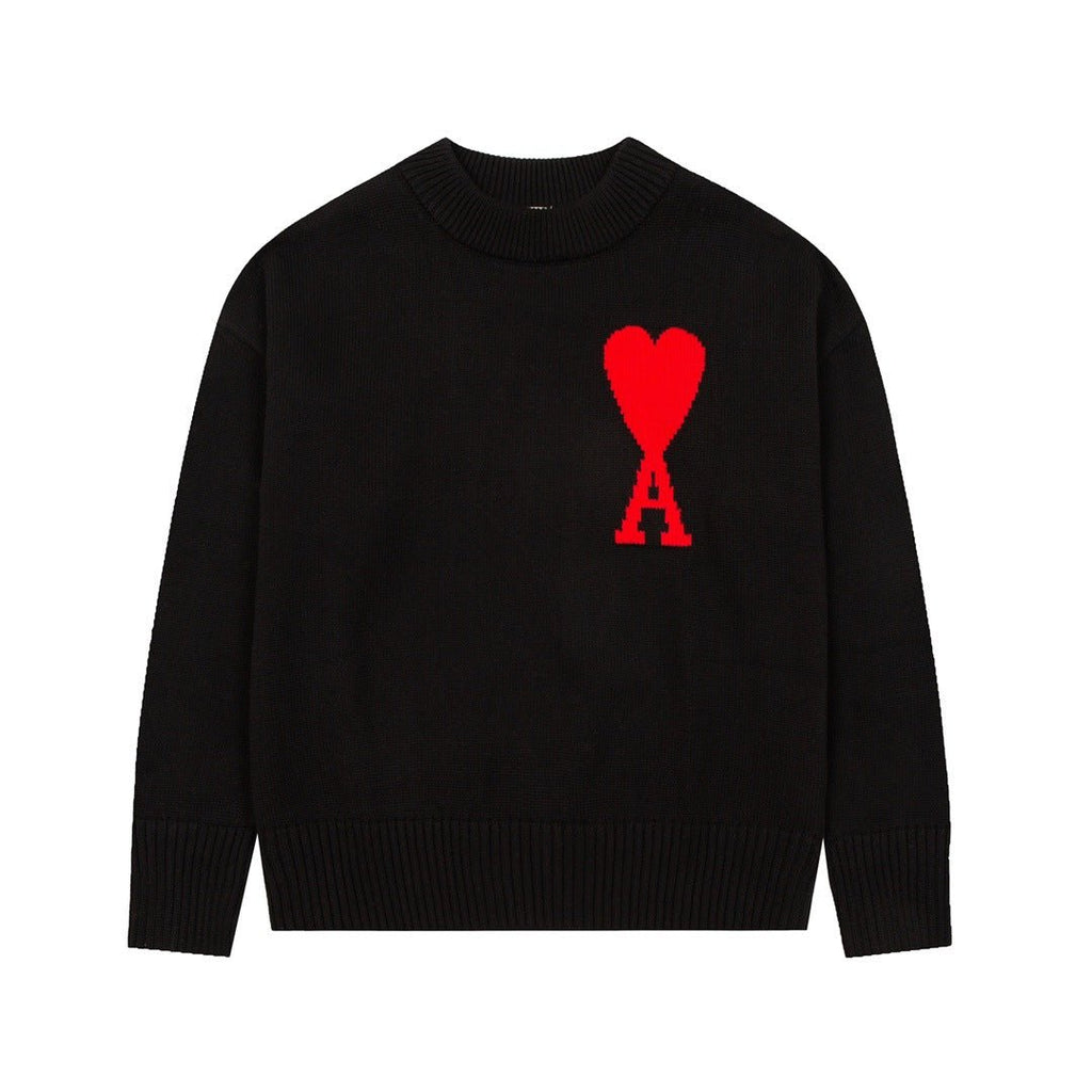 "Heart" - Sweater Black - Elloria